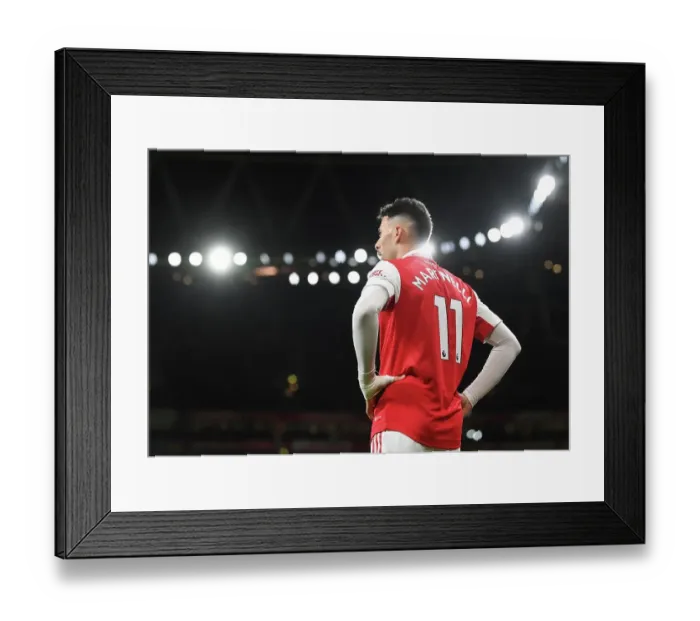 Framed Print : Martinelli Shines: Arsenal's Premier League Victory Over Newcastle United (January 2023)