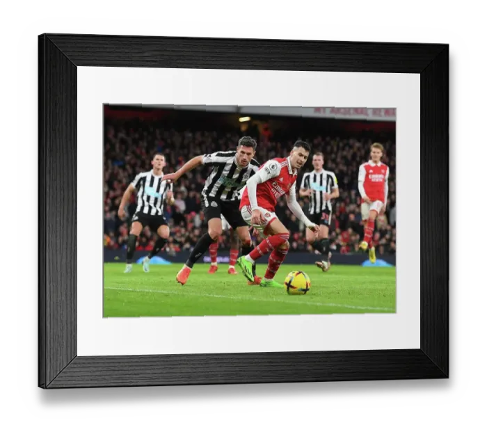 Framed Print : Martinelli's Star Performance: Arsenal's Triumph Over Newcastle United (January 2023) Framed Print : Martinelli's Star Performance: Arsenal's Triumph Over Newcastle United (January 2023)