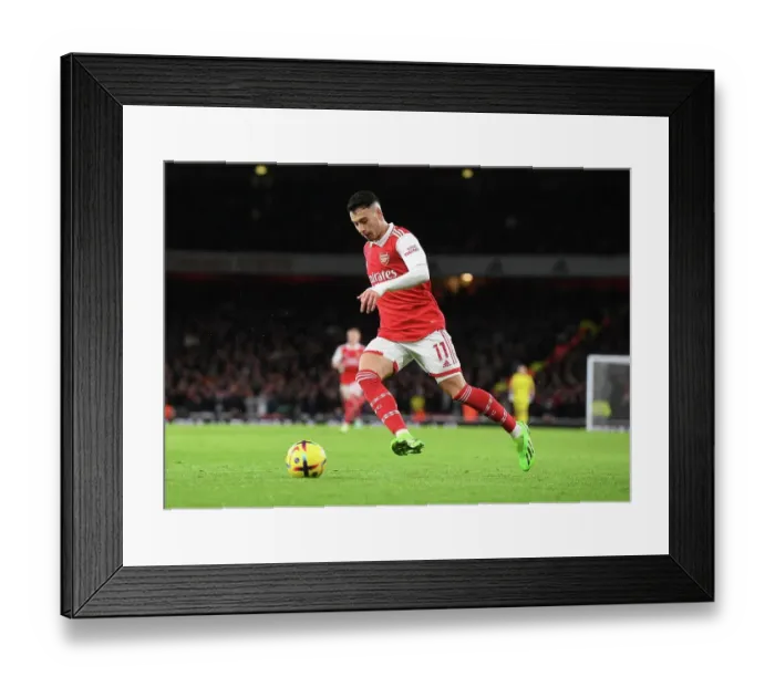 Framed Print : Arsenal's Martinelli Shines in Premier League Clash Against Newcastle Framed Print : Arsenal's Martinelli Shines in Premier League Clash Against Newcastle