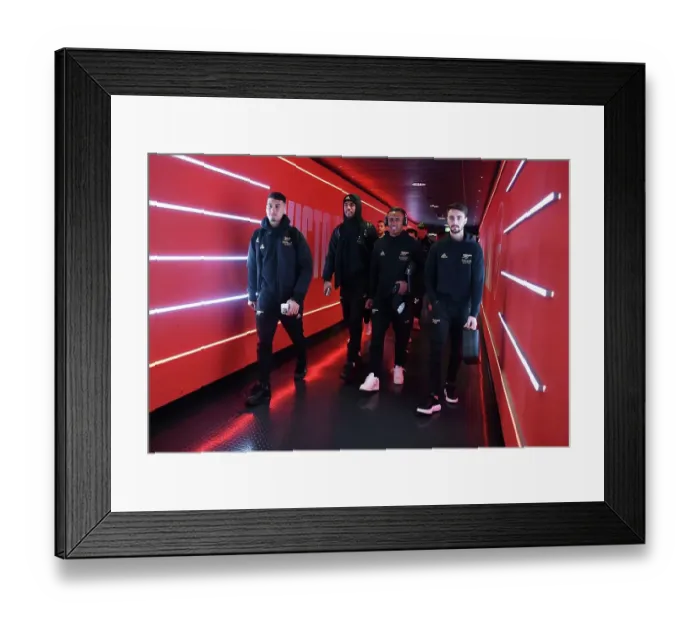 Framed Print : Arsenal FC: Martinelli, Gabriel, Marquinhos, and Vieira Prepare for Newcastle United Clash in Premier League (January 2023) Framed Print : Arsenal FC: Martinelli, Gabriel, Marquinhos, and Vieira Prepare for Newcastle United Clash in Premier League (January 2023)