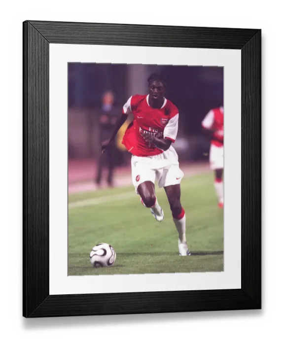 Framed Print : Adebayor's Dominant Debut: Arsenal Crushes Dinamo Zagreb 3-0 in Champions League Qualifier Framed Print : Adebayor's Dominant Debut: Arsenal Crushes Dinamo Zagreb 3-0 in Champions League Qualifier