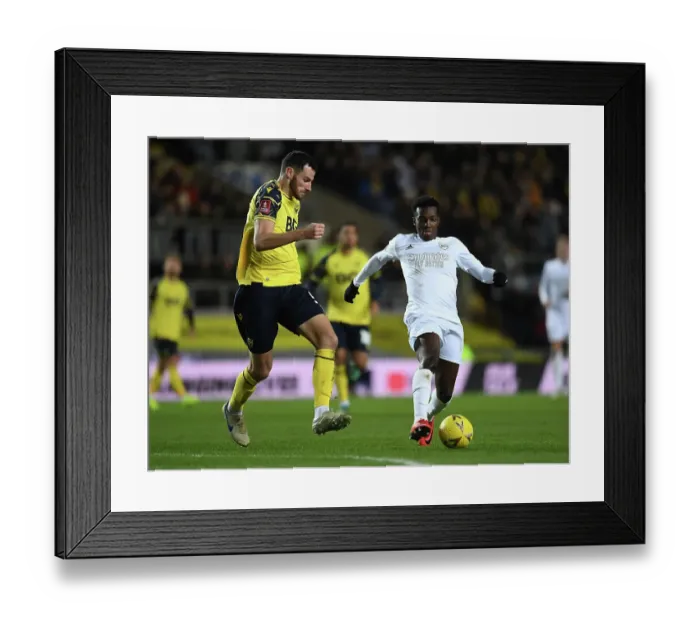 Framed Print : Clash at Kassam: Oxford United vs. Arsenal in the FA Cup Third Round Framed Print : Clash at Kassam: Oxford United vs. Arsenal in the FA Cup Third Round