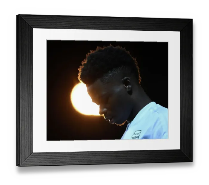 Framed Print : Arsenal's Bukayo Saka: Star Performer in FA Cup Victory over Oxford United Framed Print : Arsenal's Bukayo Saka: Star Performer in FA Cup Victory over Oxford United