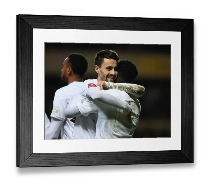 Framed Print : Arsenal's Eddie Nketiah Scores Hat-trick in FA Cup Victory over Oxford United Framed Print : Arsenal's Eddie Nketiah Scores Hat-trick in FA Cup Victory over Oxford United