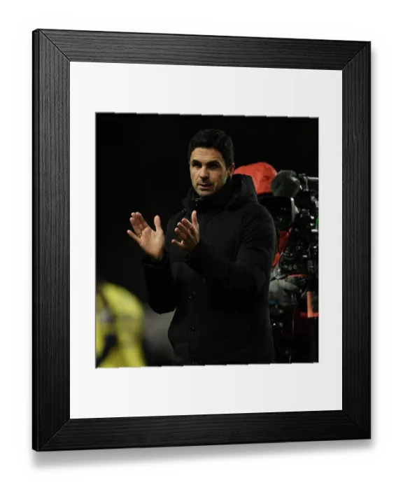 Framed Print : Arsenal Advance in FA Cup: Mikel Arteta Celebrates Win Against Oxford United Framed Print : Arsenal Advance in FA Cup: Mikel Arteta Celebrates Win Against Oxford United
