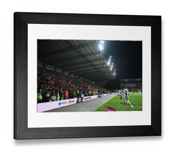 Framed Print : Arsenal Celebrate Double Over Oxford United in FA Cup Third Round Framed Print : Arsenal Celebrate Double Over Oxford United in FA Cup Third Round