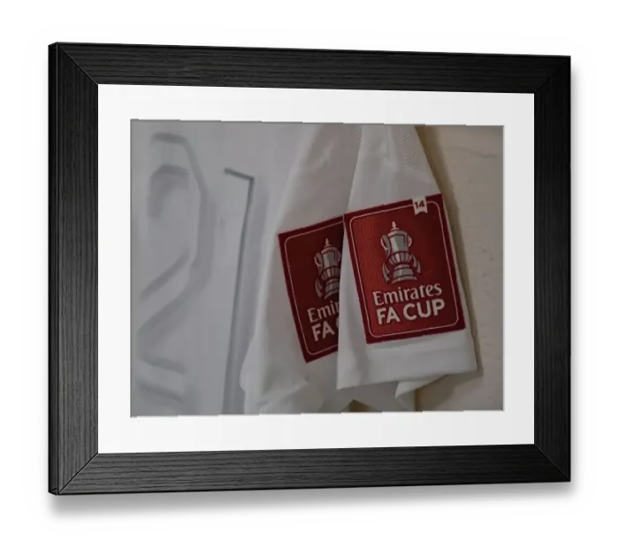 Framed Print : Arsenal's FA Cup Journey: Preparing for the Battle against Oxford United
