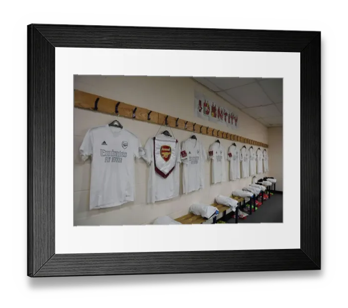 Framed Print : Arsenal's Red-Free Changing Room: Oxford United vs Arsenal, FA Cup 2023 Framed Print : Arsenal's Red-Free Changing Room: Oxford United vs Arsenal, FA Cup 2023