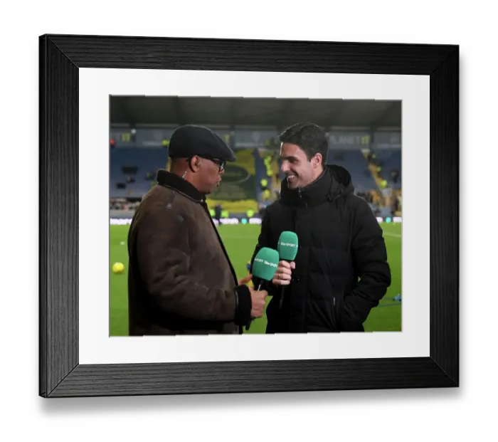 Framed Print : Arsenal at Oxford United: Mikel Arteta's FA Cup Interview with Ian Wright Framed Print : Arsenal at Oxford United: Mikel Arteta's FA Cup Interview with Ian Wright