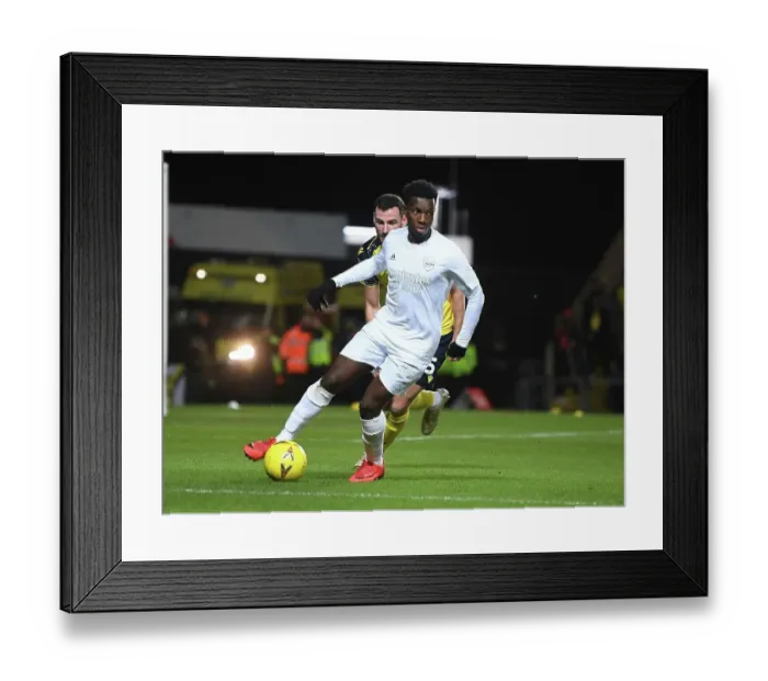 Framed Print : Arsenal's Eddie Nketiah Shines: Arsenal Advance in FA Cup with Victory Over Oxford United Framed Print : Arsenal's Eddie Nketiah Shines: Arsenal Advance in FA Cup with Victory Over Oxford United