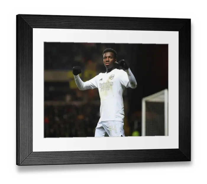 Framed Print : Eddie Nketiah Scores Double: Arsenal Advances in FA Cup against Oxford United Framed Print : Eddie Nketiah Scores Double: Arsenal Advances in FA Cup against Oxford United