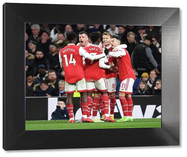 Arsenal's Triumph: Martin Odegaard Scores the Winning Goal Against Tottenham in the 2022-23 Premier League