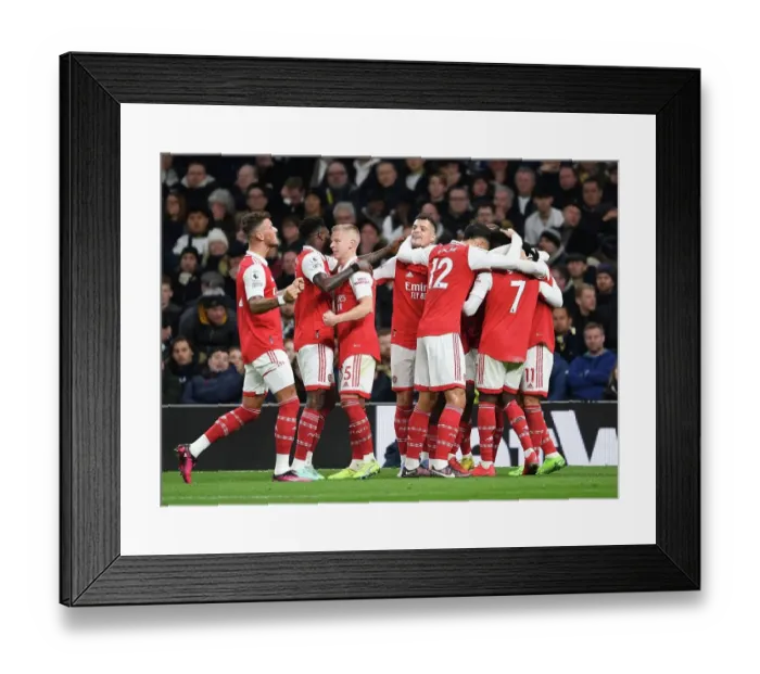 Framed Print : Arsenal's Triumph: Martin Odegaard's Goal Celebration vs. Tottenham, Premier League 2022-23 Framed Print : Arsenal's Triumph: Martin Odegaard's Goal Celebration vs. Tottenham, Premier League 2022-23