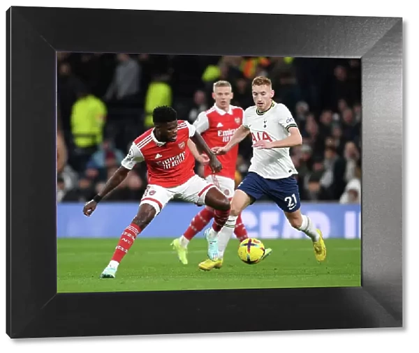 Thomas Partey's Dominant Display: Outshining Kulusevski in the North London Derby, 2022-23