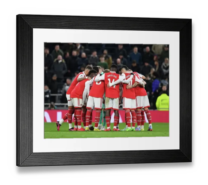 Framed Print : Arsenal's Half-Time Huddle: Tottenham Hotspur vs Arsenal FC, Premier League 2022-23 Framed Print : Arsenal's Half-Time Huddle: Tottenham Hotspur vs Arsenal FC, Premier League 2022-23
