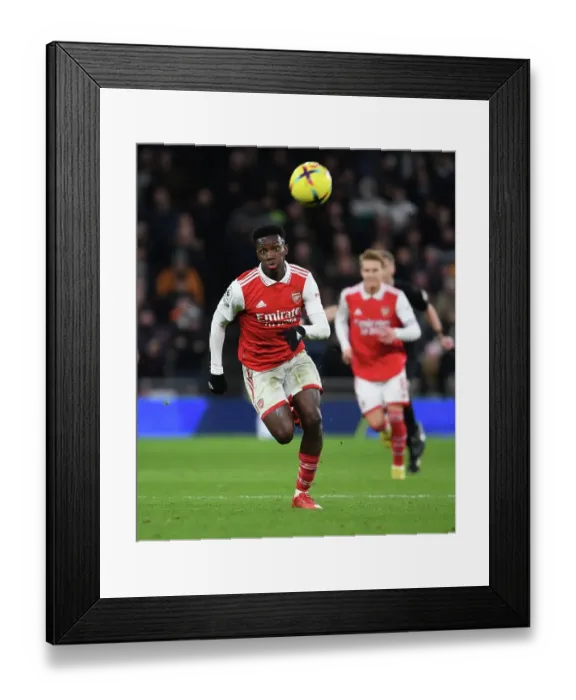Framed Print : Arsenal's Eddie Nketiah Faces Off Against Tottenham Hotspur in Premier League Showdown (2022-23) Framed Print : Arsenal's Eddie Nketiah Faces Off Against Tottenham Hotspur in Premier League Showdown (2022-23)
