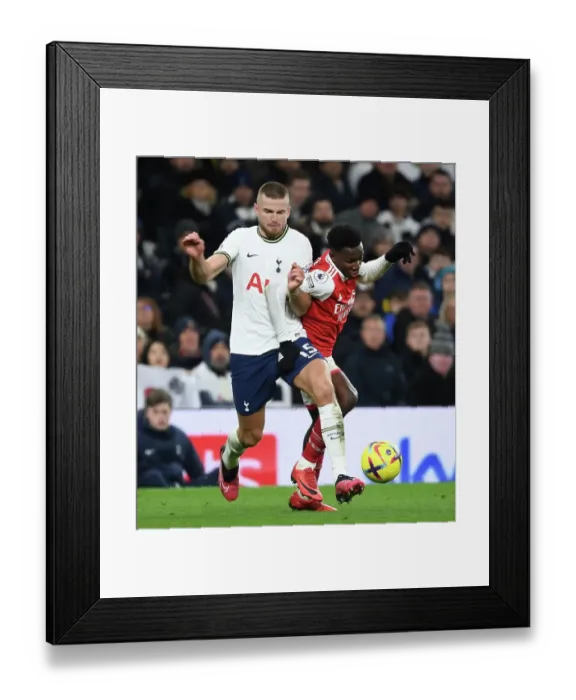Framed Print : Clash in the Capital: Nketiah vs. Dier - Intense Rivalry between Arsenal and Tottenham in the Premier League 2022-23 Framed Print : Clash in the Capital: Nketiah vs. Dier - Intense Rivalry between Arsenal and Tottenham in the Premier League 2022-23