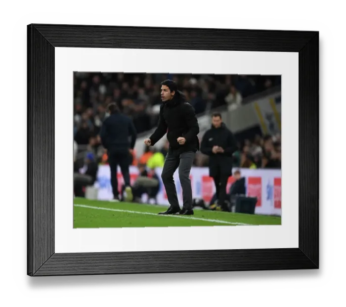 Framed Print : Mikel Arteta vs. Tottenhotpur: Battle of the Managers in Premier League Showdown, London 2023