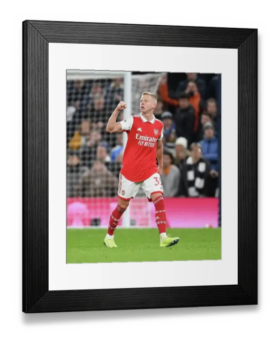 Framed Print : Zinchenko's Substitution: Tottenham vs. Arsenal, Premier League 2022-23
