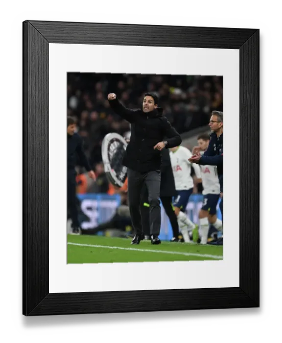 Framed Print : Mikel Arteta vs. Tottenhotpur: The London Derby Showdown - Arsenal vs. Tottenham, 2023
