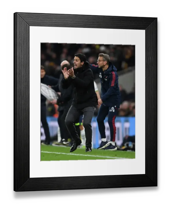 Framed Print : Mikel Arteta vs. Tottenhotspur: Battle of the Managers in Premier League Showdown (2022-23)
