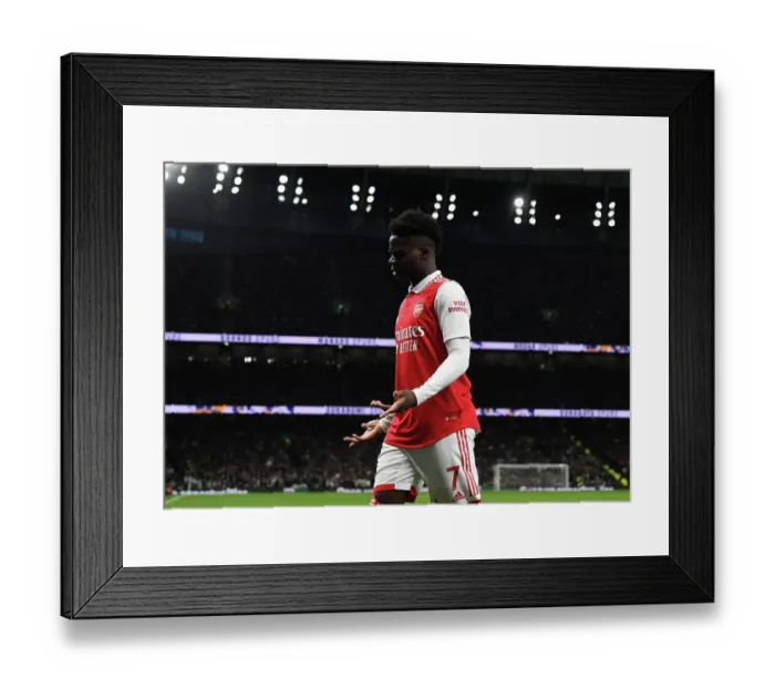 Framed Print : Clash of the London Rivals: Bukayo Saka vs. Tottenham Hotspur in the Premier League Framed Print : Clash of the London Rivals: Bukayo Saka vs. Tottenham Hotspur in the Premier League