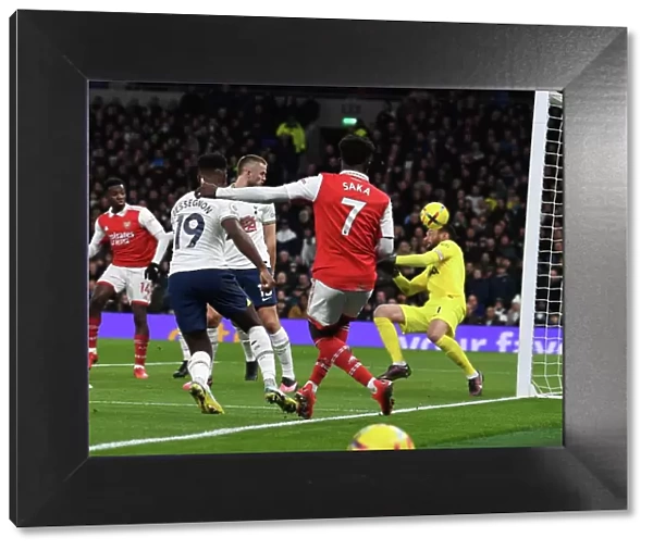 Bukayo Saka Scores First Goal: Arsenal Triumphs Over Tottenham in Premier League Clash (2022-23)