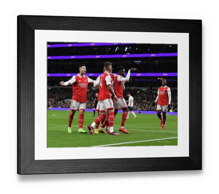 Framed Print : Arsenal's Bukayo Saka Scores First Goal: Tottenham Hotspur vs Arsenal, Premier League 2022-23 Framed Print : Arsenal's Bukayo Saka Scores First Goal: Tottenham Hotspur vs Arsenal, Premier League 2022-23