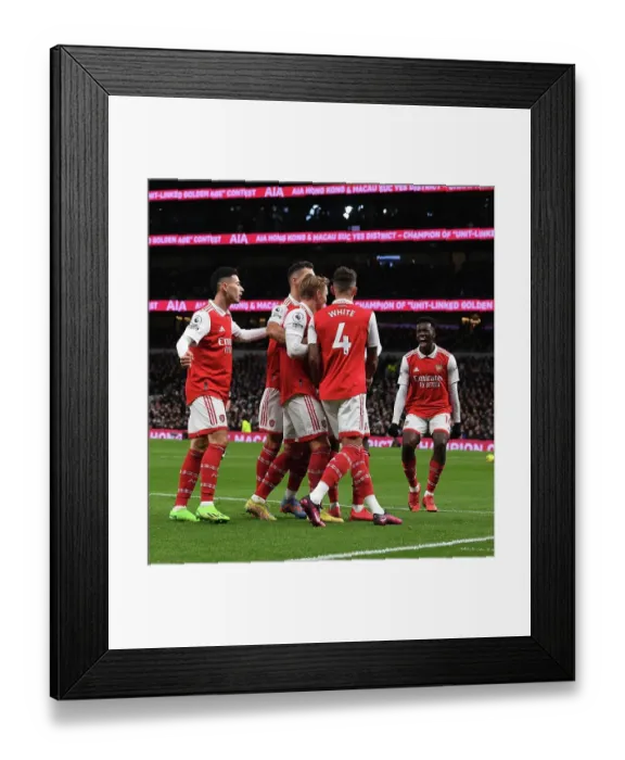 Framed Print : Arsenal vs. Tottenham: Premier League Clash at Tottenham Hotspur Stadium (January 2023)