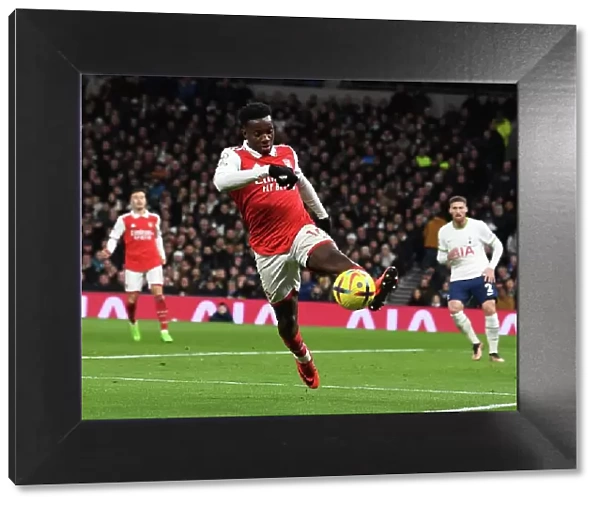 Arsenal's Eddie Nketiah Faces Off Against Tottenham Hotspur in Intense Premier League Showdown