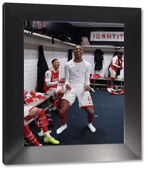Gabriel's Celebration: Arsenal's Victory over Tottenham in the Premier League (2022-23)