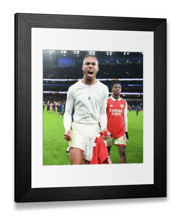 Framed Print : Gabriel's Goal Celebration: Arsenal Triumphs Over Tottenham in Premier League Clash (2022-23) Framed Print : Gabriel's Goal Celebration: Arsenal Triumphs Over Tottenham in Premier League Clash (2022-23)