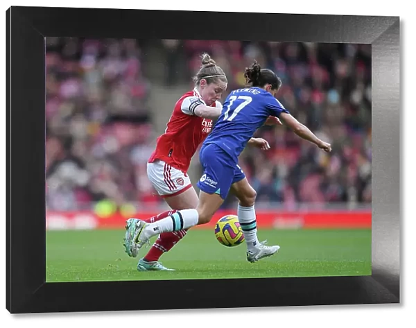 Arsenal's Kim Little in Action: FA Women's Super League Showdown between Arsenal and Chelsea (2022-23)