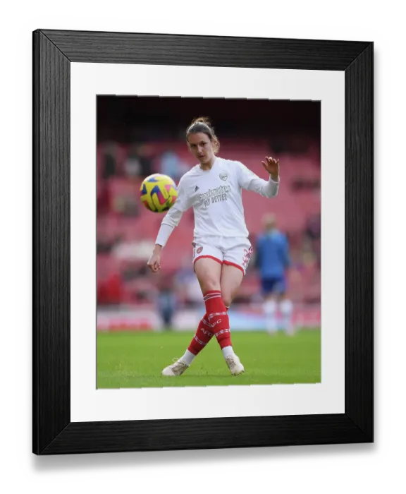Framed Print : Arsenal Women vs Chelsea Women: Lotte Wubben-Moy Prepares for FA WSL Clash at Emirates Stadium Framed Print : Arsenal Women vs Chelsea Women: Lotte Wubben-Moy Prepares for FA WSL Clash at Emirates Stadium