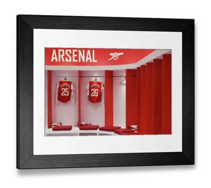 Framed Print : Arsenal Women vs Chelsea Women: Pre-Match Preparation at Emirates Stadium, FA Women's Super League (2022-23)