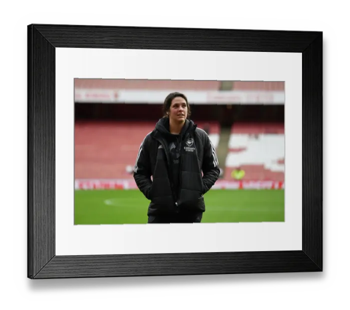 Framed Print : Arsenal Women vs Chelsea Women: Kaylan Marckese Prepares for Battle in Barclays Super League Clash at Emirates Stadium