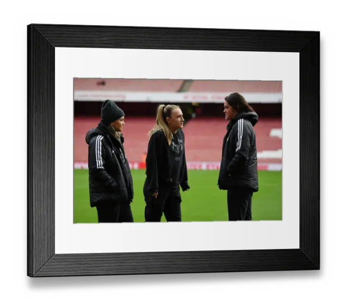 Framed Print : Arsenal's Teyah Goldie Prepares for FA WSL Clash Against Chelsea at Emirates Stadium