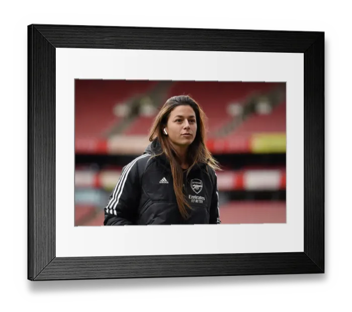 Framed Print : Arsenal's Sabrina D'Angelo Readies for FA WSL Clash Against Chelsea at Emirates Stadium Framed Print : Arsenal's Sabrina D'Angelo Readies for FA WSL Clash Against Chelsea at Emirates Stadium