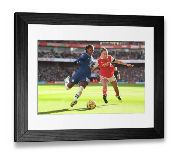 Framed Print : Arsenal Women vs Chelsea Women: Clash at the Emirates - FA Women's Super League 2022-23 Framed Print : Arsenal Women vs Chelsea Women: Clash at the Emirates - FA Women's Super League 2022-23