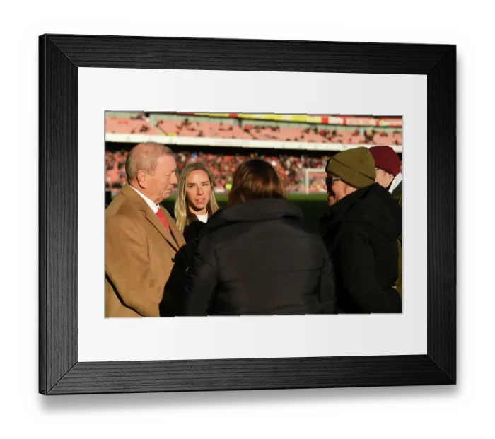 Framed Print : Arsenal Women's Team Celebrates Jordan Nobbs and Vic Akers Awards at Arsenal vs. Chelsea (2022-23) Framed Print : Arsenal Women's Team Celebrates Jordan Nobbs and Vic Akers Awards at Arsenal vs. Chelsea (2022-23)