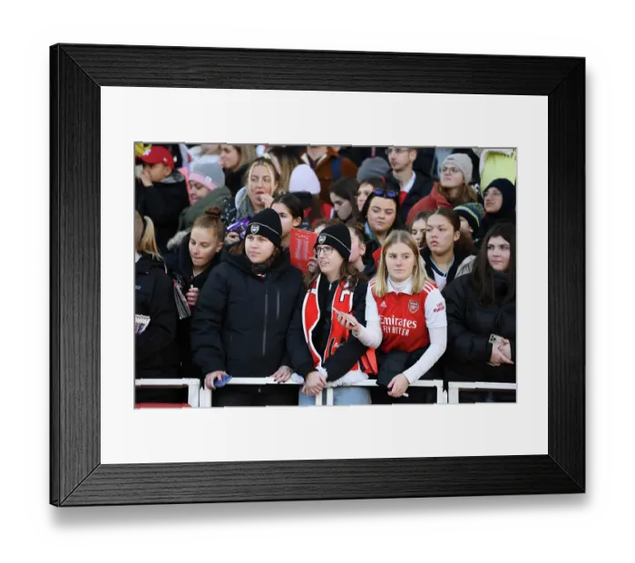 Framed Print : Arsenal vs. Chelsea: Women's Super League Showdown at Emirates Stadium Framed Print : Arsenal vs. Chelsea: Women's Super League Showdown at Emirates Stadium