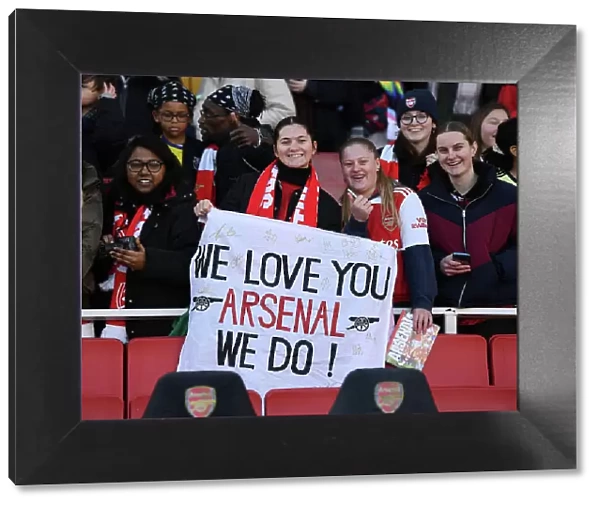 Passionate Arsenal Fans Flock Emirates Stadium for Arsenal vs. Chelsea Women's Super League Match, 2022-23