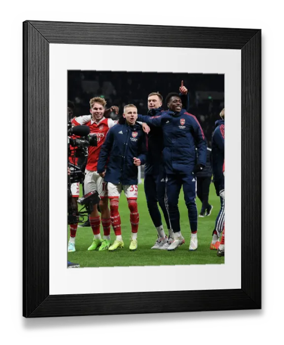 Framed Print : Arsenal's Glory: Triumphing over Tottenham Hotspur in the Premier League 2022-23