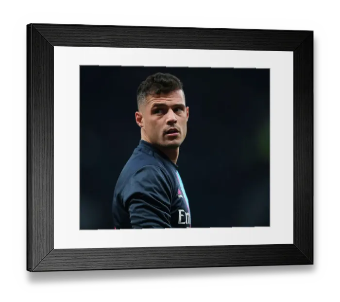 Framed Print : Granit Xhaka Gears Up: Arsenal vs. Tottenham Hotspur, Premier League 2022-23 Framed Print : Granit Xhaka Gears Up: Arsenal vs. Tottenham Hotspur, Premier League 2022-23