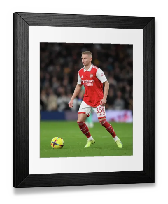 Framed Print : Zinchenko in Action: Arsenal vs. Tottenham (2022-23) - Premier League Showdown