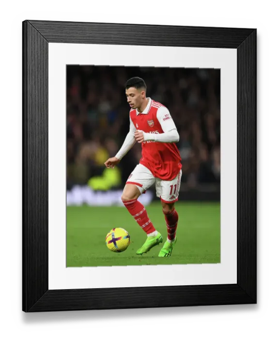Framed Print : London Derby Thriller: Gabriel Martinelli in Action for Arsenal vs. Tottenham, Premier League 2022-23 Framed Print : London Derby Thriller: Gabriel Martinelli in Action for Arsenal vs. Tottenham, Premier League 2022-23