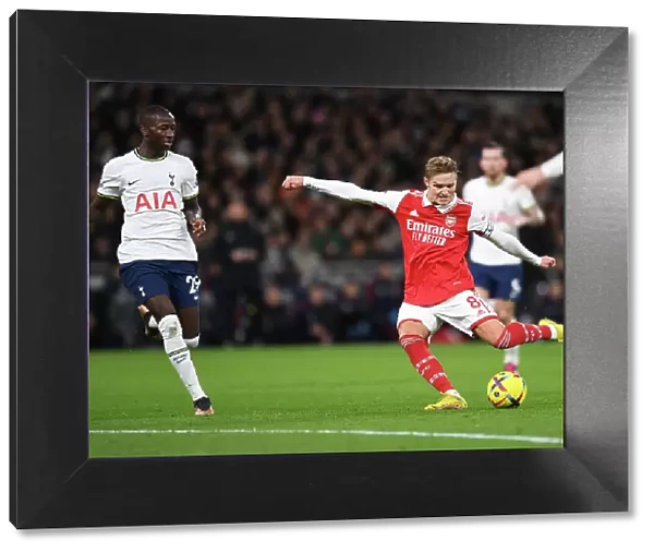Martin Odegaard Scores Arsenal's Second Goal: Tottenham Hotspur vs Arsenal, Premier League 2022-23