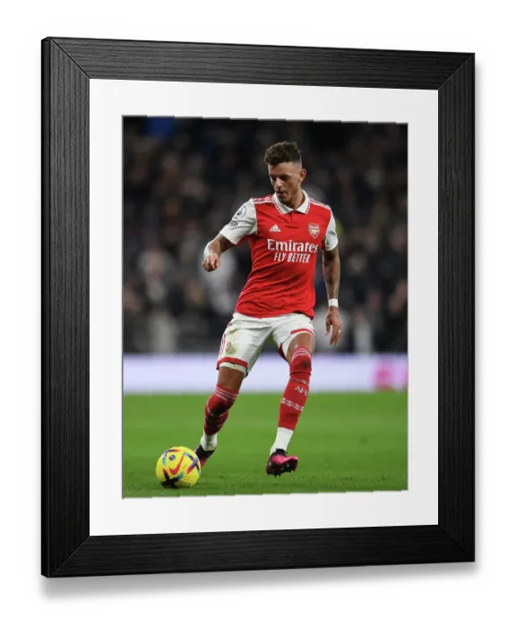 Framed Print : Arsenal's Ben White Faces Off Against Tottenham Hotspur in the 2022-23 Premier League Rivalry Framed Print : Arsenal's Ben White Faces Off Against Tottenham Hotspur in the 2022-23 Premier League Rivalry