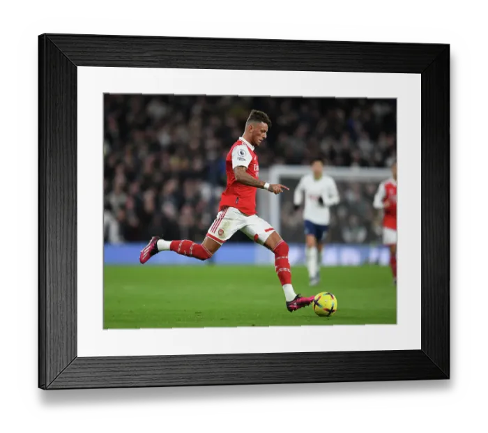 Framed Print : Arsenal's Ben White Faces Off Against Tottenham in Intense 2022-23 Premier League Clash Framed Print : Arsenal's Ben White Faces Off Against Tottenham in Intense 2022-23 Premier League Clash