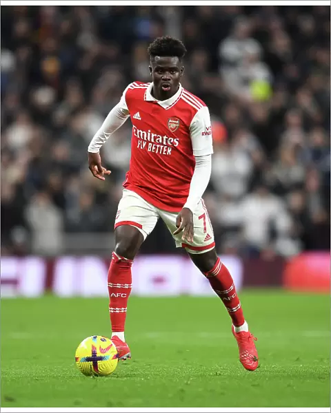 Bukayo Saka in Action: Tottenham vs. Arsenal, Premier League 2022-23